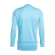 Spanje Doelman Shirt EK 2024 Lange Mouwen Blauw