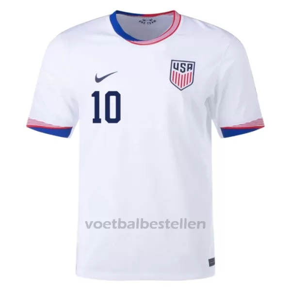 USA Christian Pulišić 10 Thuisshirt 2024