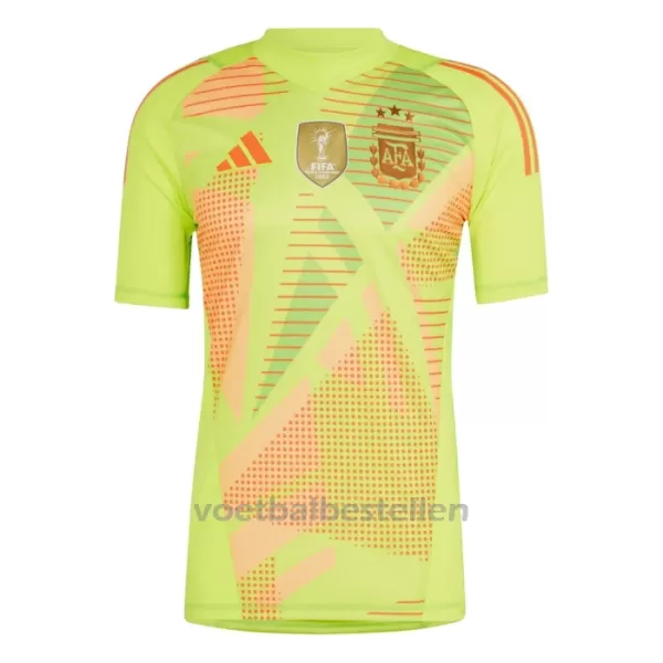 Argentinië Doelman Shirt 2024 Geel