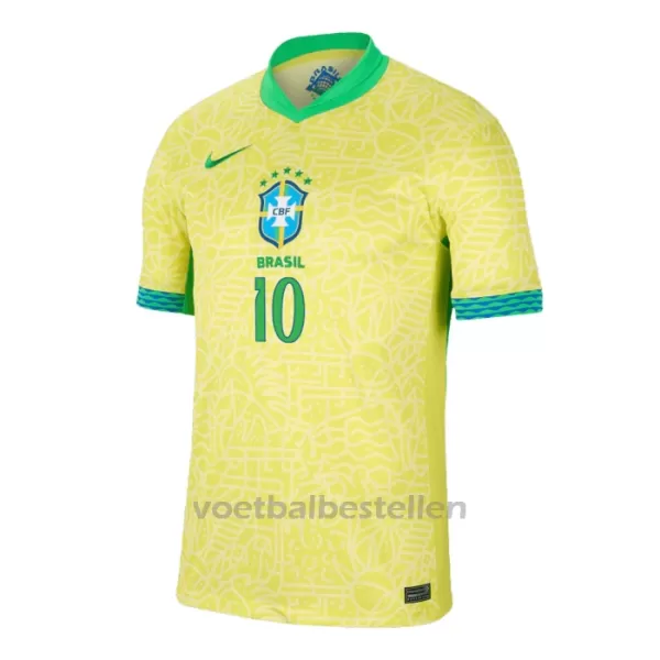 Brazilië Rodrygo Goes 10 Thuisshirt 2024