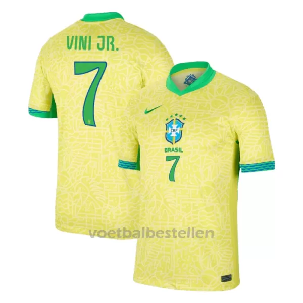 Brazilië Vinicius Junior 7 Thuisshirt 2024