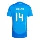 Italië Federico Chiesa 14 Thuisshirt EK 2024