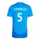 Italië Manuel Locatelli 5 Thuisshirt EK 2024