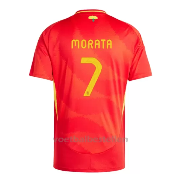 Spanje Álvaro Morata 7 Thuisshirt EK 2024