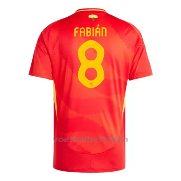 Spanje Fabian Ruiz 8 Thuisshirt EK 2024