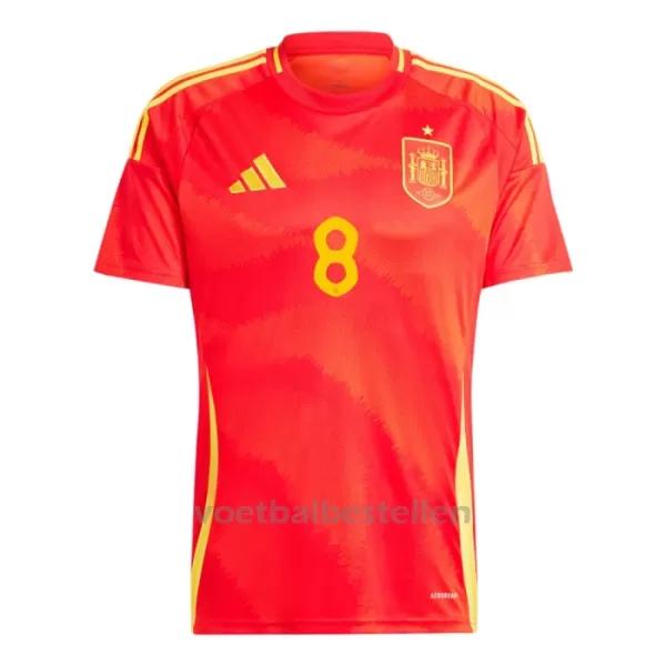 Spanje Fabian Ruiz 8 Thuisshirt EK 2024