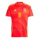 Spanje Fabian Ruiz 8 Thuisshirt EK 2024