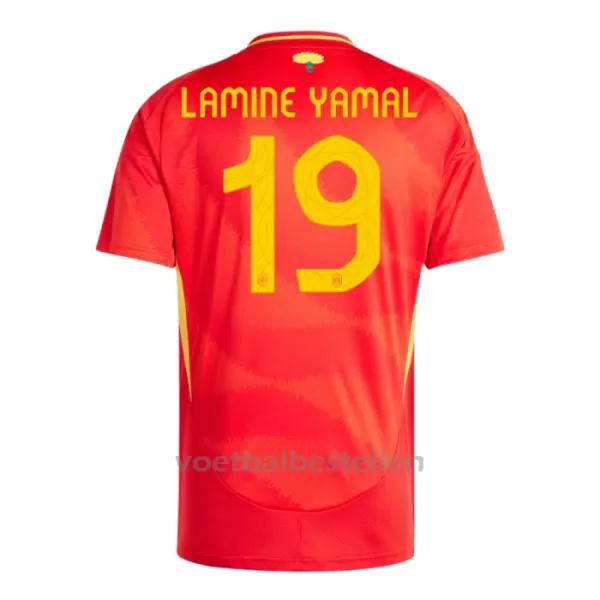 Spanje Lamine Yamal 19 Thuisshirt EK 2024