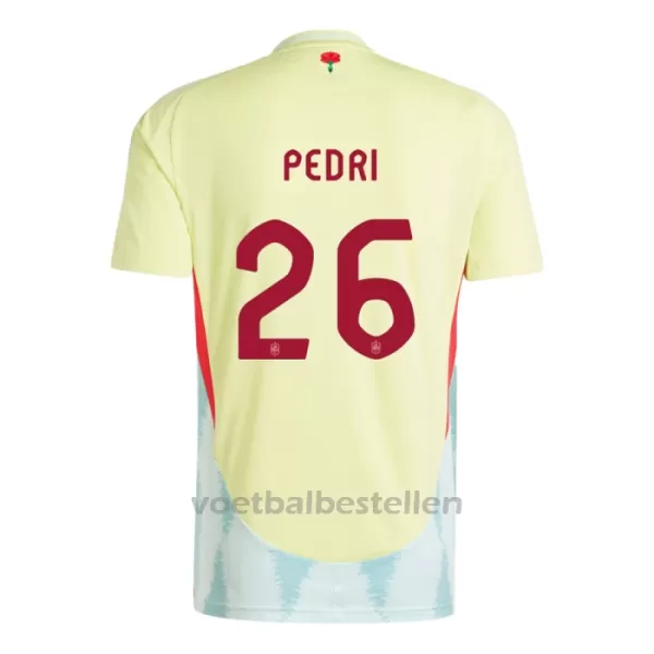 Spanje Pedri 26 Uitshirt EK 2024