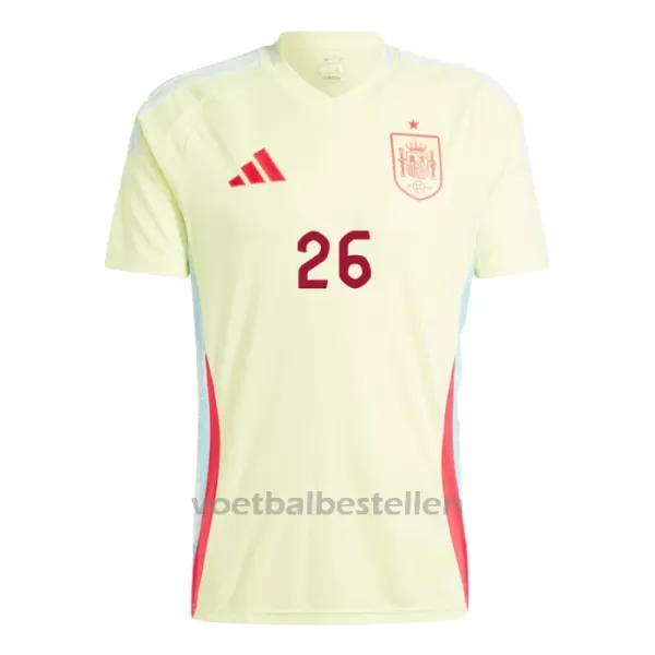 Spanje Pedri 26 Uitshirt EK 2024