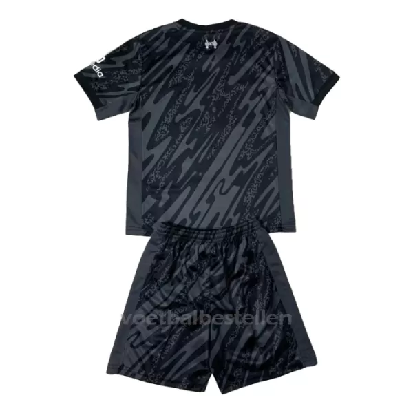 Liverpool Doelman Tenue Kinderen 24/25 Zwart