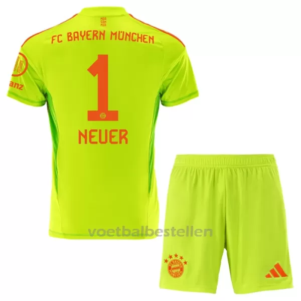 FC Bayern München Manuel Neuer 1 Doelman Thuistenue Kinderen 24/25