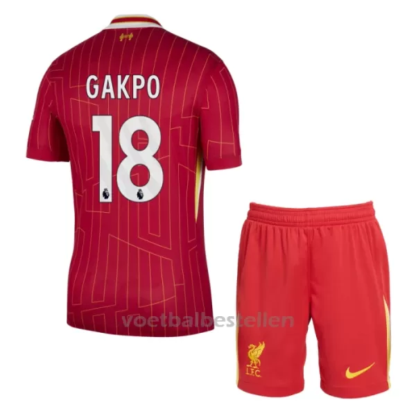 Liverpool Cody Gakpo 18 Thuistenue Kinderen 24/25