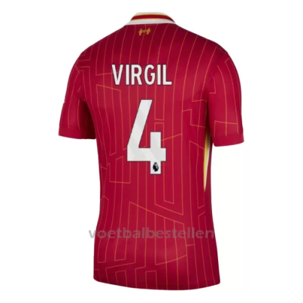 Liverpool Virgil van Dijk 4 Thuisshirt 24/25