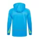 Brazilië Trainingssweaterset met Capuchon 24/25 Blauw