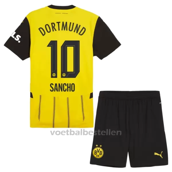 Borussia Dortmund Jadon Sancho 10 Thuistenue Kinderen 24/25