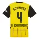 Borussia Dortmund Nico Schlotterbeck 4 Thuisshirt 24/25