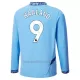 Manchester City Erling Haaland 9 Thuisshirt 24/25 Lange Mouwen