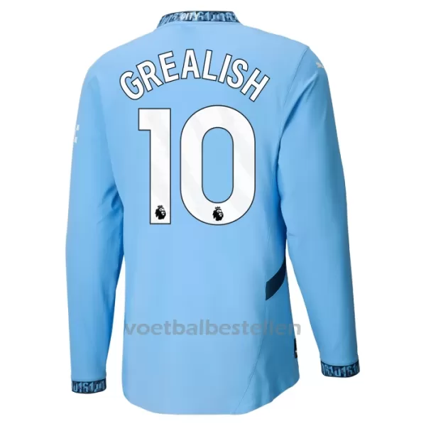 Manchester City Jack Grealish 10 Thuisshirt 24/25 Lange Mouwen