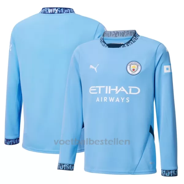 Manchester City Thuisshirt 24/25 Lange Mouwen