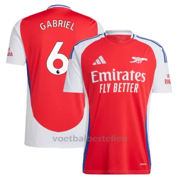 Arsenal Gabriel 6 Thuisshirt 24/25