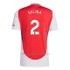 Arsenal Saliba 2 Thuisshirt 24/25