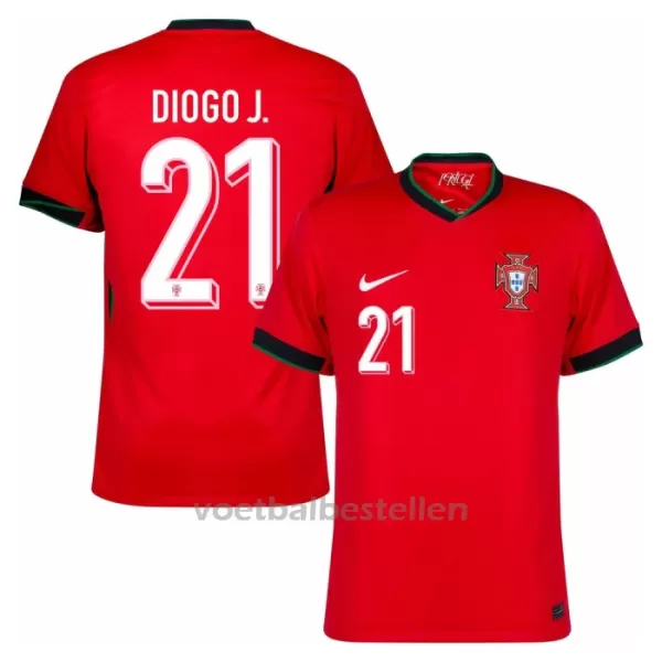 Portugal Diogo Jota 21 Thuisshirt EK 2024