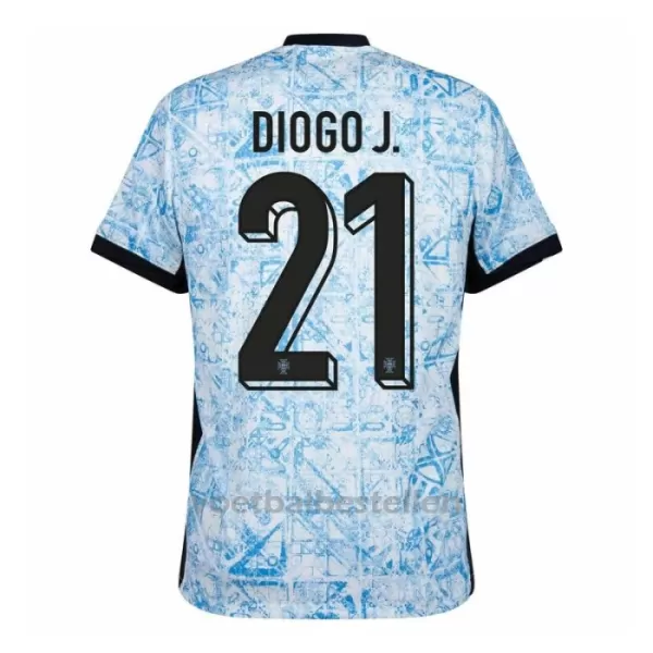 Portugal Diogo Jota 21 Uitshirt EK 2024