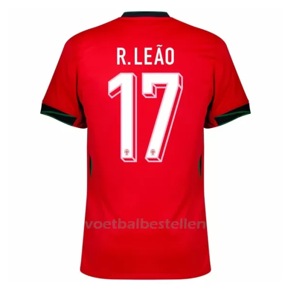 Portugal Rafael Leão 17 Thuisshirt EK 2024