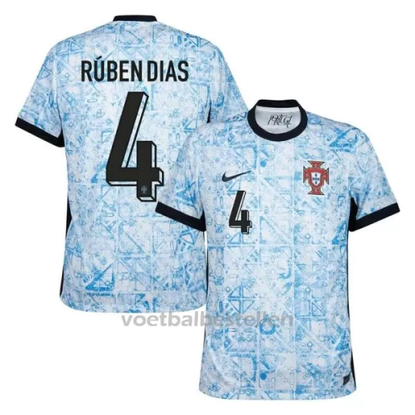 Portugal Rúben Dias 4 Uitshirt EK 2024