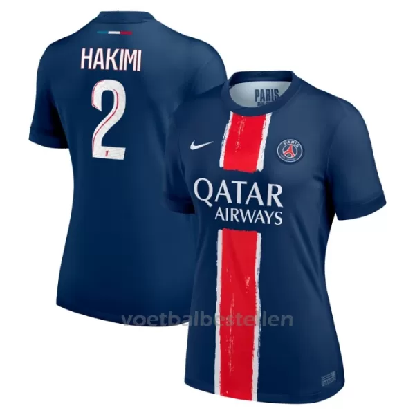 Paris Saint-Germain Achraf Hakimi 2 Thuisshirt Vrouwen 24/25