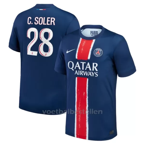 Paris Saint-Germain Carlos Soler 28 Thuisshirt 24/25