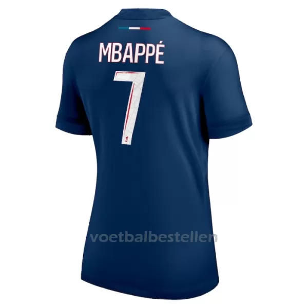 Paris Saint-Germain Kylian Mbappé 7 Thuisshirt Vrouwen 24/25