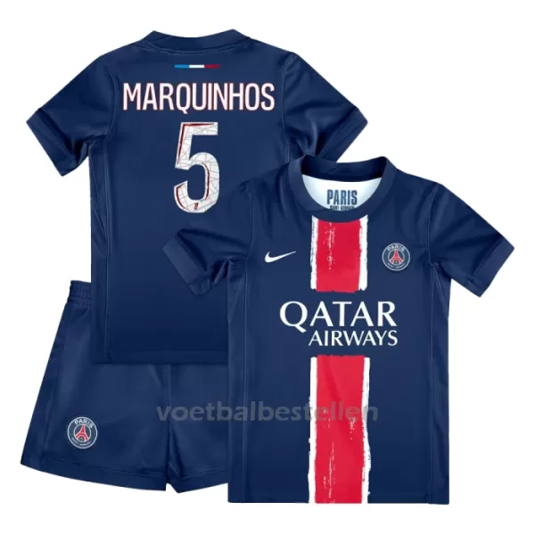 Paris Saint-Germain Marquinhos 5 Thuistenue Kinderen 24/25