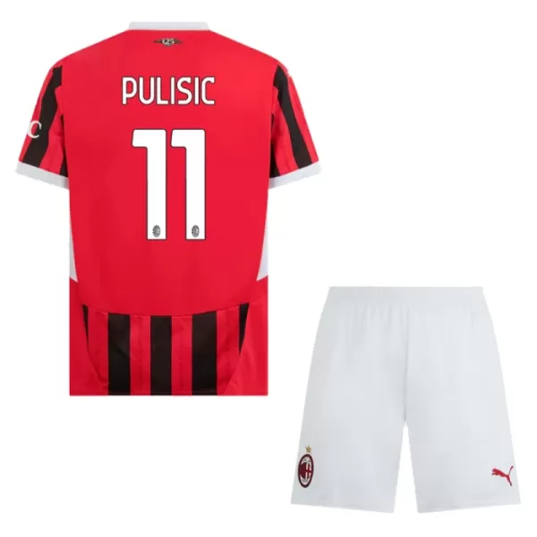 AC Milan Christian Pulišić 11 Thuistenue Kinderen 24/25