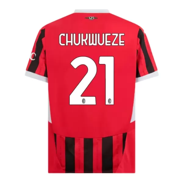 AC Milan Chukwueze 21 Thuistenue Kinderen 24/25