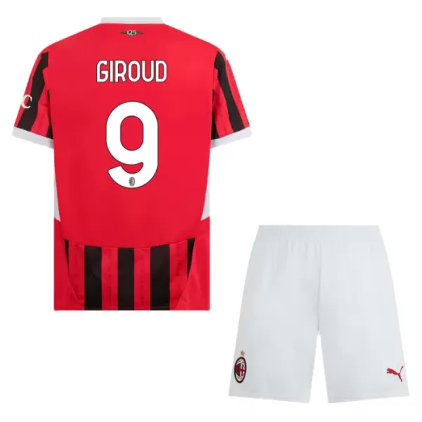 AC Milan Olivier Giroud 9 Thuistenue Kinderen 24/25