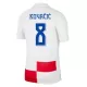 Kroatië Mateo Kovacic 8 Thuisshirt EK 2024