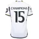 Real Madrid CHAMPIONS 15 Thuisshirt 23/24