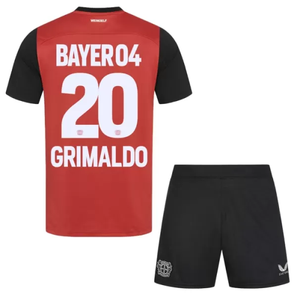 Bayer 04 Leverkusen Alejandro Grimaldo 20 Thuistenue Kinderen 24/25