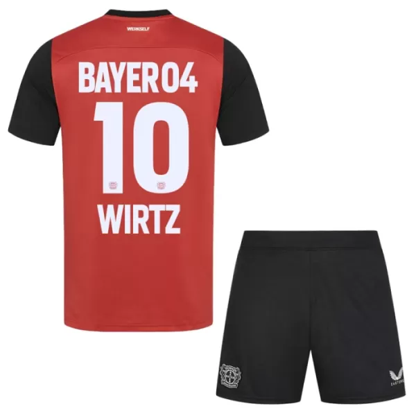 Bayer 04 Leverkusen Florian Wirtz 10 Thuistenue Kinderen 24/25