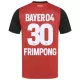 Bayer 04 Leverkusen Jeremie Frimpong 30 Thuisshirt 24/25