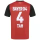 Bayer 04 Leverkusen Jonathan Tah 4 Thuisshirt 24/25