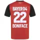 Bayer 04 Leverkusen Victor Boniface 22 Thuisshirt 24/25