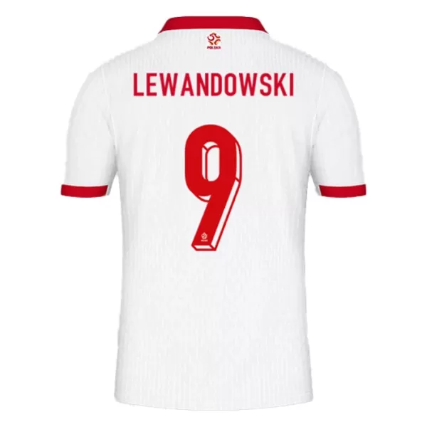 Polen Robert Lewandowski 9 Thuisshirt EK 2024