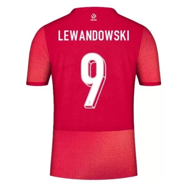 Polen Robert Lewandowski 9 Uitshirt EK 2024