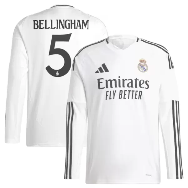 Real Madrid Jude Bellingham 5 Thuisshirt 24/25 Lange Mouwen