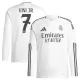 Real Madrid Vinicius Junior 7 Thuisshirt 24/25 Lange Mouwen