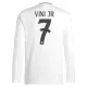 Real Madrid Vinicius Junior 7 Thuisshirt 24/25 Lange Mouwen