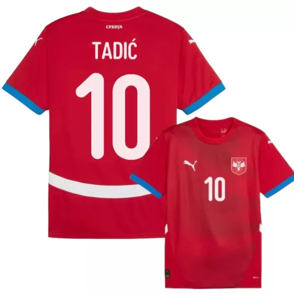 Servië Tadic 10 Thuisshirt EK 2024